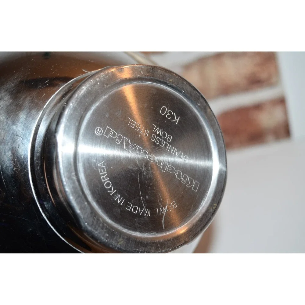 KitchenAid 3 Qt Stainless Steel Twist-Lock Mixer Bowl Replacement K30